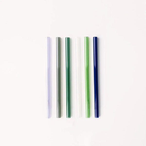 Straight Glass Straw Set, 6", 8" OR 10"