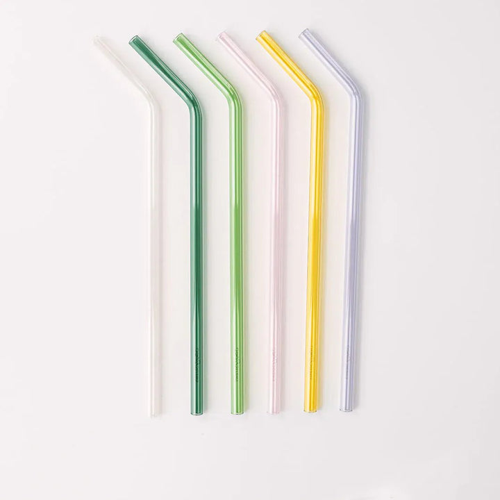 Simply Straws Tumbler 12" Glass Straw Set - Meadow