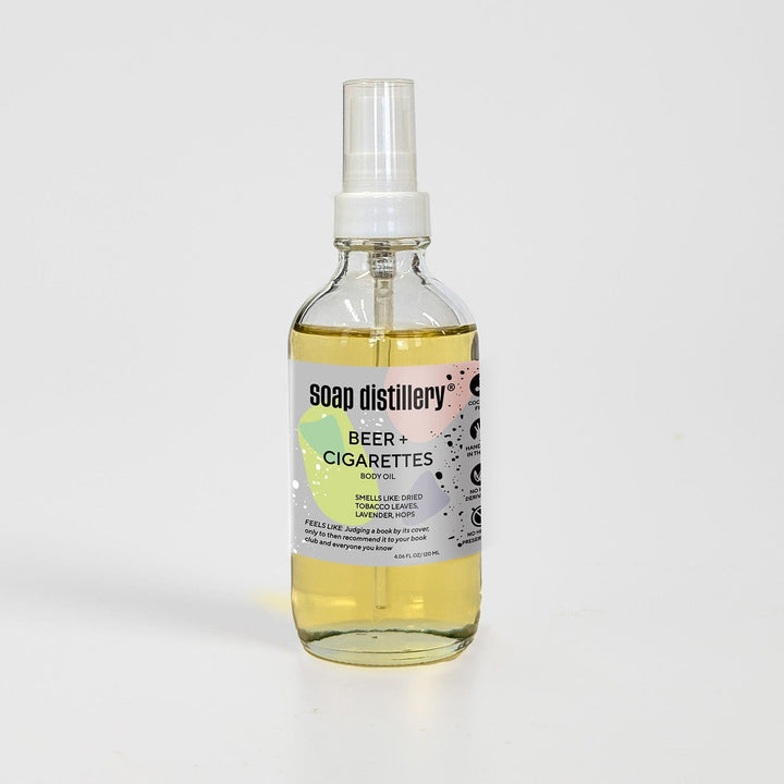 Soap Distillery Beer + Cigarettes Botanical Body Oil