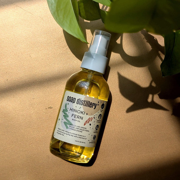 Soap Distillery Hinoki + Fern Botanical Body Oil
