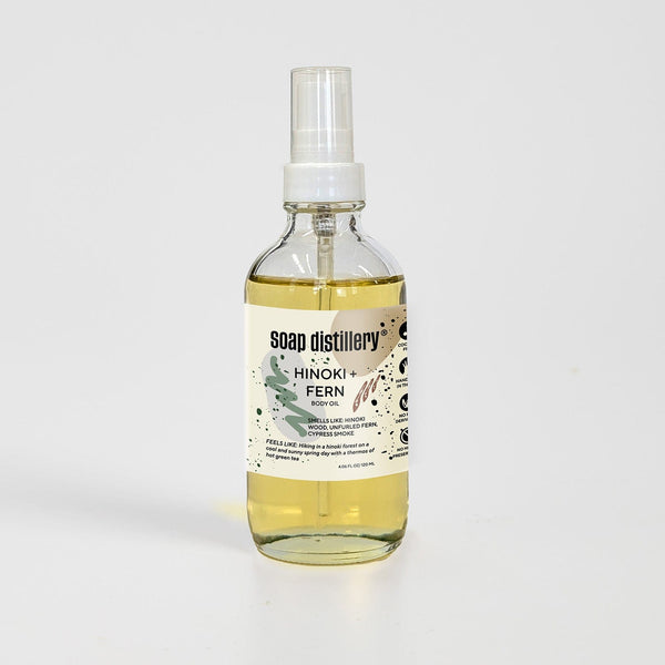 Soap Distillery Hinoki + Fern Botanical Body Oil