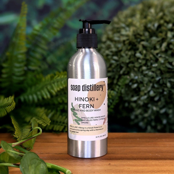 Soap Distillery Hinoki + Fern Hand and Body Wash