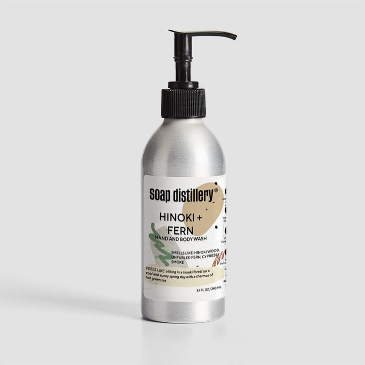 Soap Distillery Hinoki + Fern Hand and Body Wash