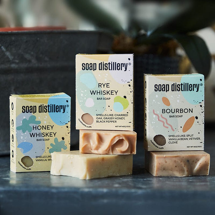 Soap Distillery Honey Whiskey Bar Soap