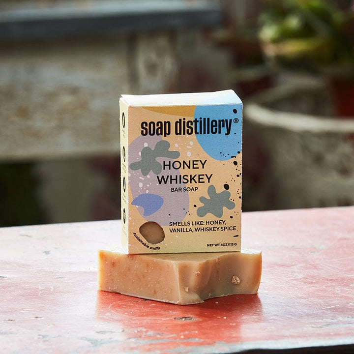 Soap Distillery Honey Whiskey Bar Soap