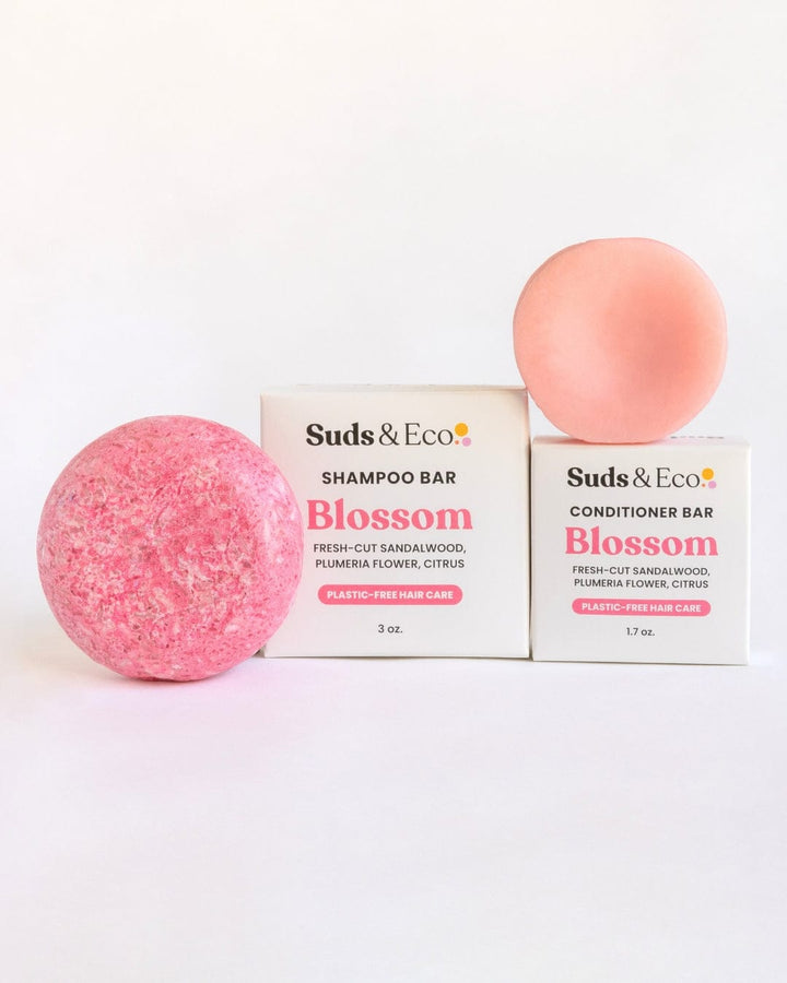 Suds & Eco Blossom Shampoo & Conditioner Bar Duo