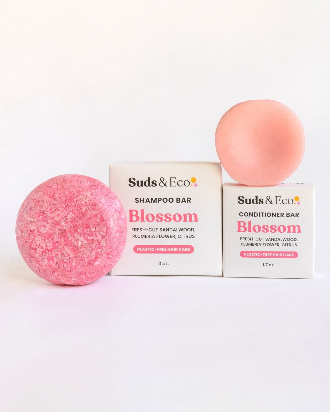 Suds & Eco Blossom Shampoo & Conditioner Bar Duo