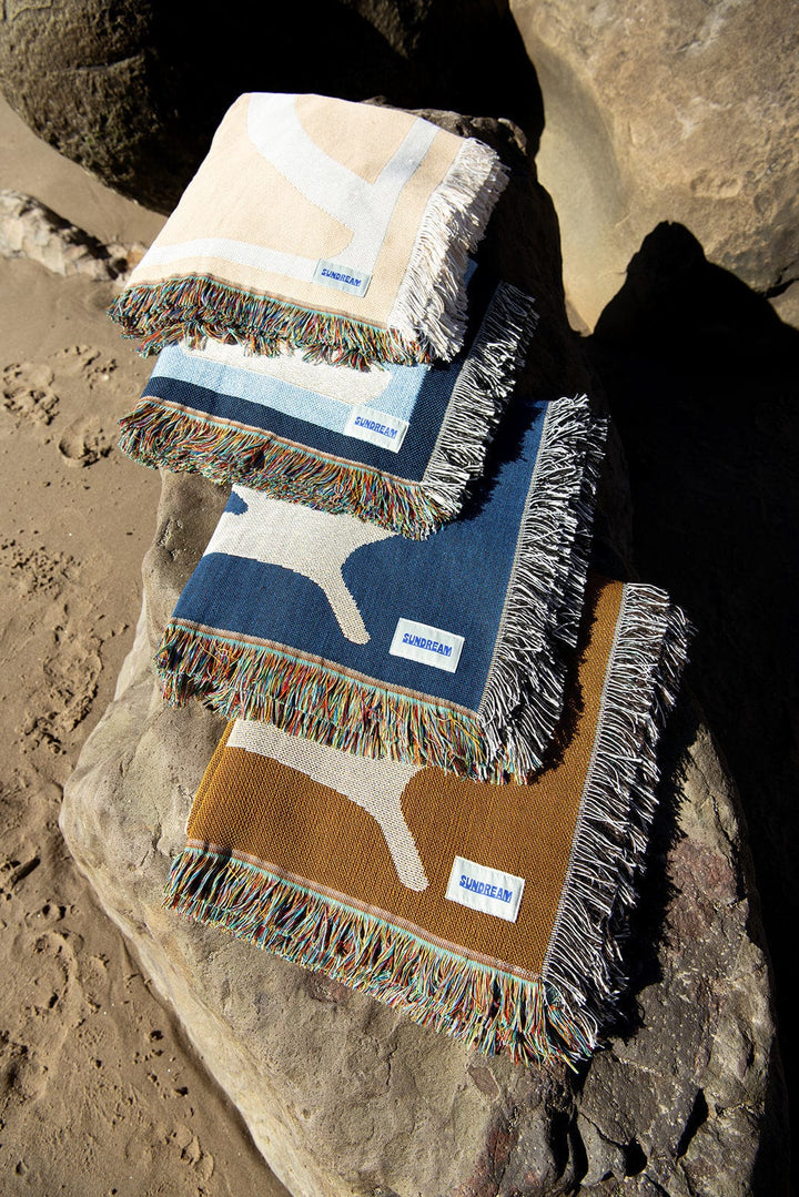 Sundream Horizon Heritage Woven Throw - Ocean