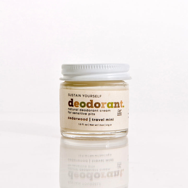 Sustain Yourself Cedarwood / 1oz Sensitive Skin Deodorant- 3 Scent Options