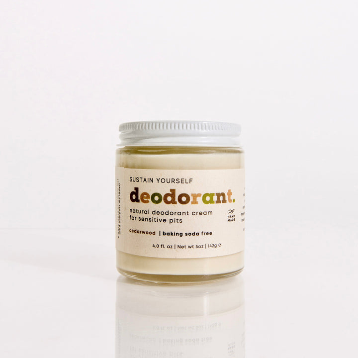 Sustain Yourself Cedarwood / 4oz Sensitive Skin Deodorant- 3 Scent Options