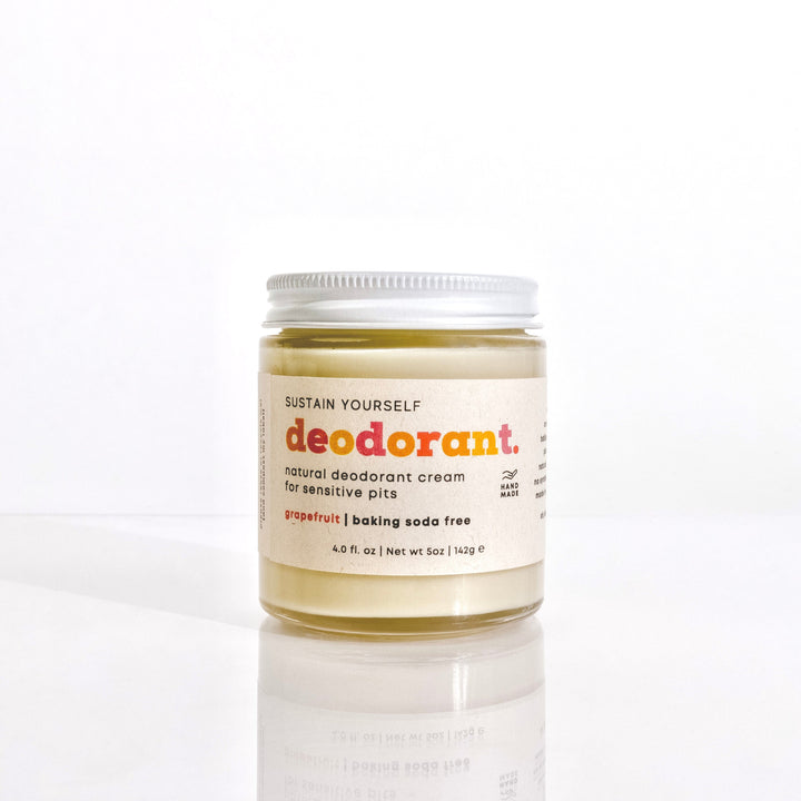 Sustain Yourself Grapefruit / 4oz Sensitive Skin Deodorant- 3 Scent Options