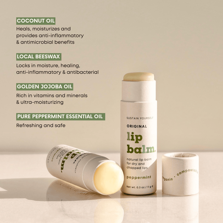 Sustain Yourself Organic Peppermint Lip Balm