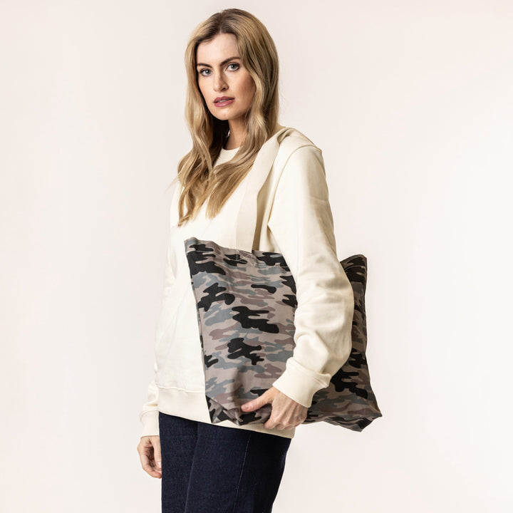 Terra Thread® Camo Organic Cotton Canvas Tote Bag - Avani Tote