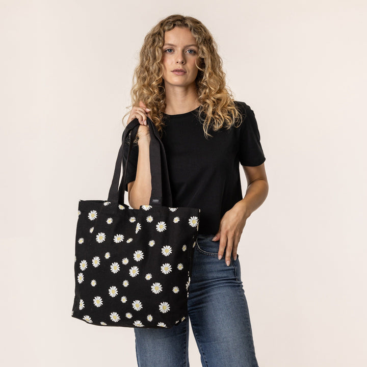 Terra Thread® Daisy Organic Cotton Canvas Tote Bag - Avani Tote