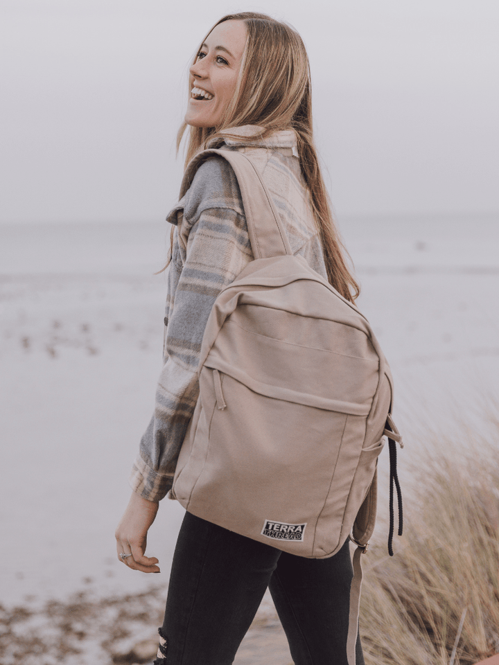 Terra Thread® Earth Backpack - Sustainable Backpack for School and Everyday use