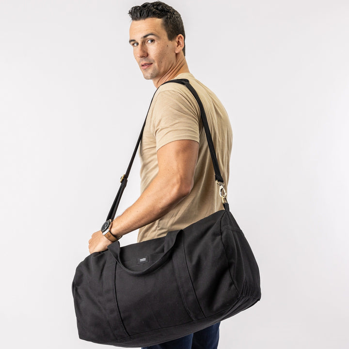 Terra Thread® Ivory Black Bumi Eco Duffel Bag