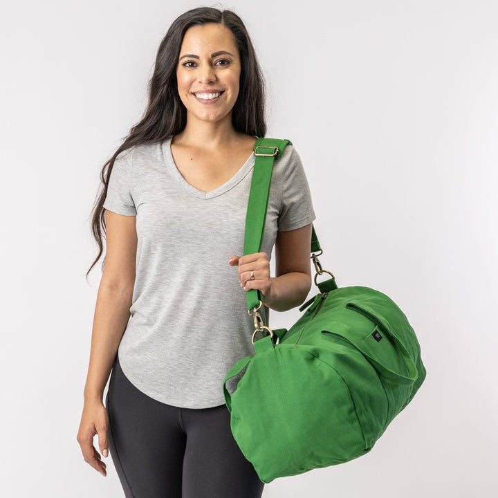 Terra Thread® Moss Green Bumi Eco Duffel Bag