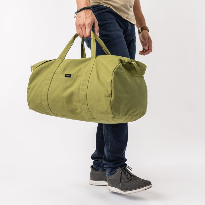 Terra Thread® Olive Green Bumi Eco Duffel Bag