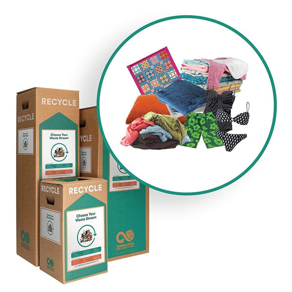 TerraCycle Fabrics and Clothing Zero Waste Box- TerraCycle Recycling Box