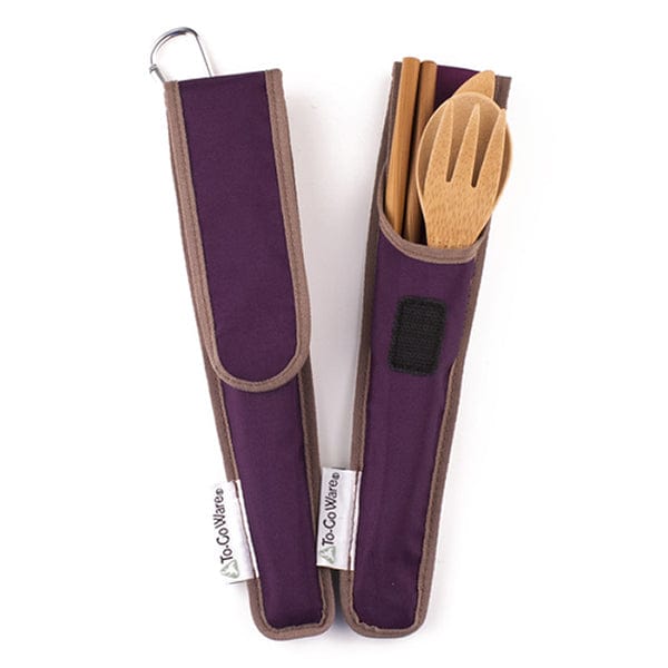 To-Go Ware Mulberry Bamboo Utensil Set