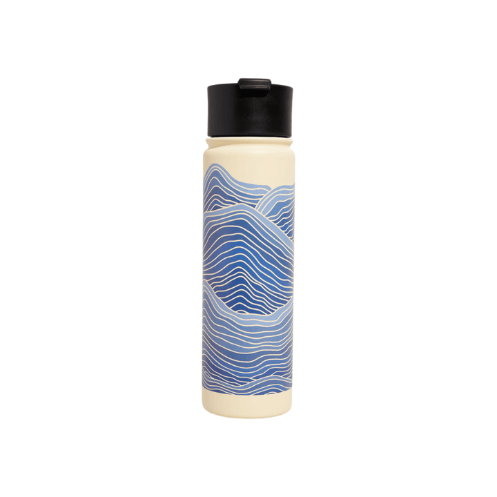 United by Blue Eggshell - Waves Insulated Steel Bottle 22 Oz.