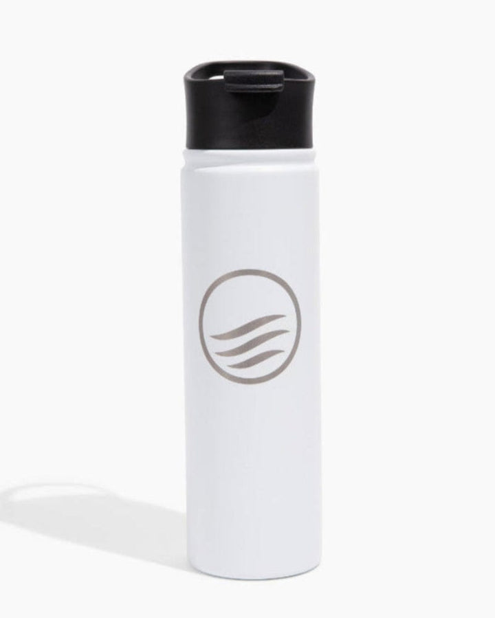 United By Blue White Insulated Steel Bottle 22 Oz.