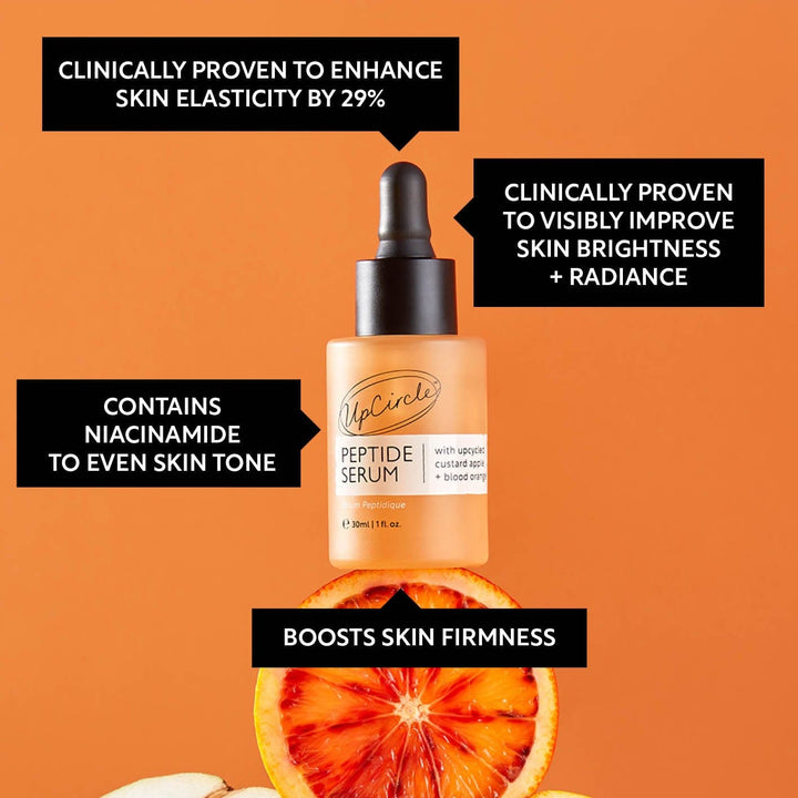 UpCircle Beauty Peptide Serum with Custard Apple + Blood Orange