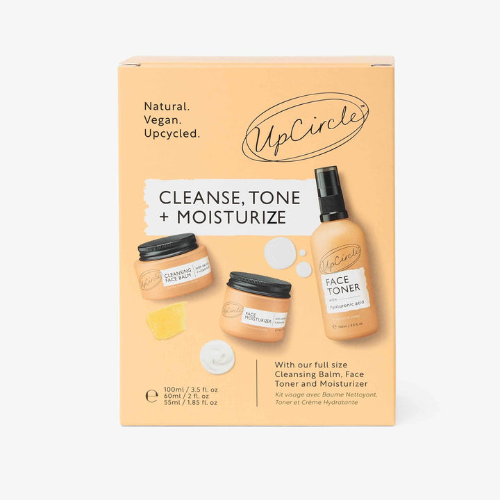 UpCircle Cleanse, Tone + Moisturize Set