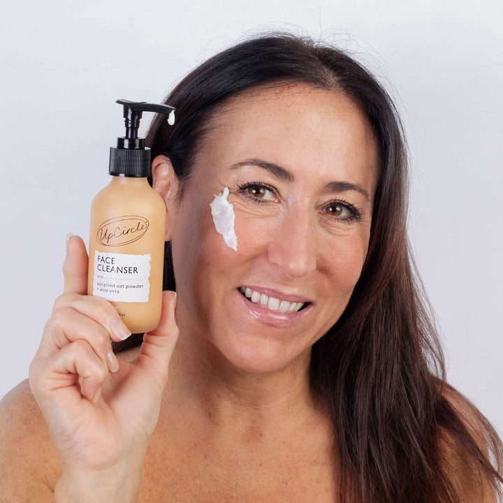UpCircle Cleansing Face Milk with Oat Powder + Aloe Vera