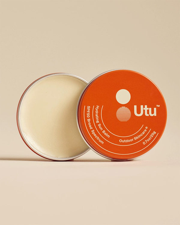 Utu $28 Hydrating Sun Balm  Face & Lip Protector  SPF50 Mineral Sunscreen