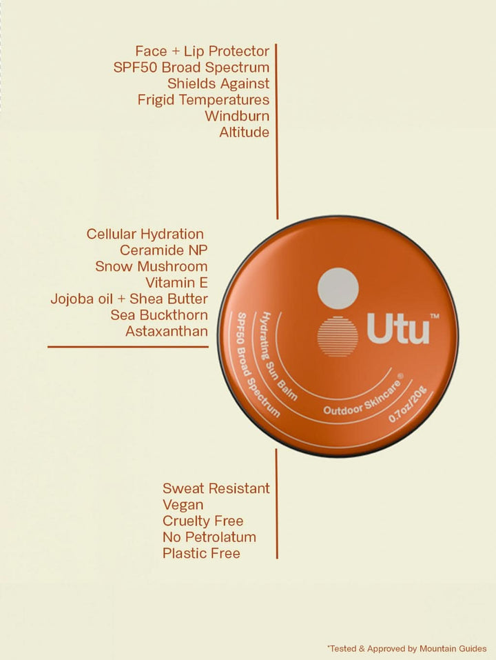 Hydrating Sun Balm, Face & Lip Protector SPF 50