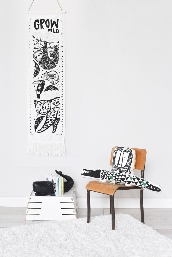 Wee Gallery Canvas Growth Chart - Rainforest