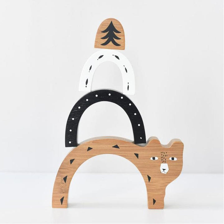 Wee Gallery, Inc. Bamboo Nesting Bear Toy