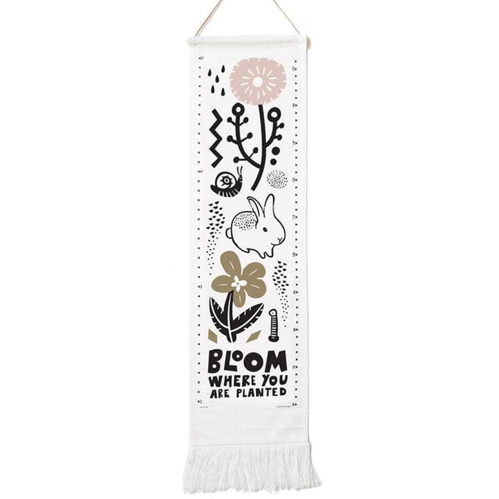 Wee Gallery, Inc. Bloom Canvas Kids Growth Chart