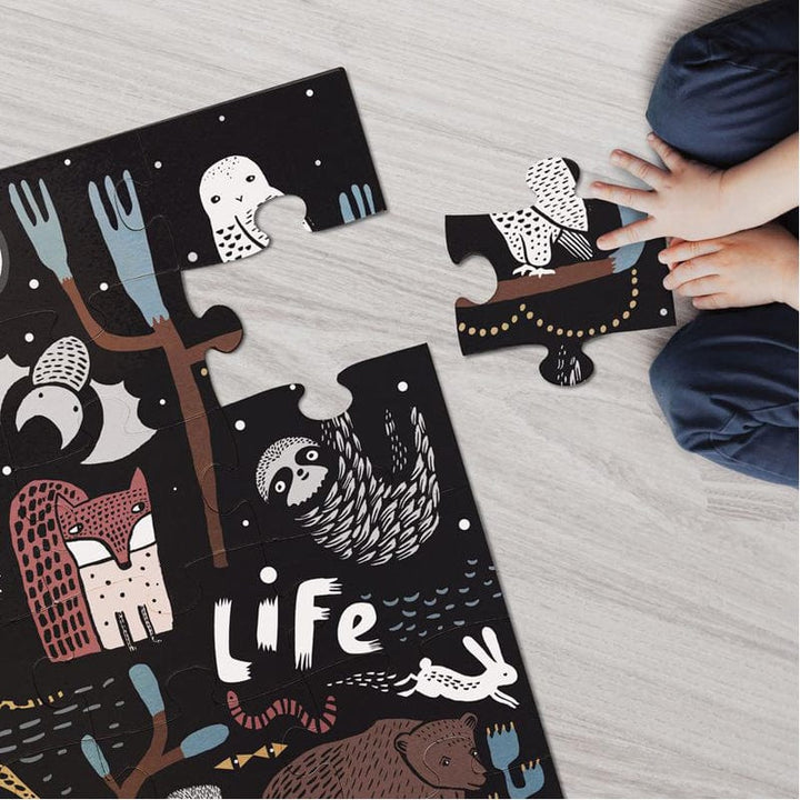 Wee Gallery, Inc. Night Life Kids Floor Puzzle