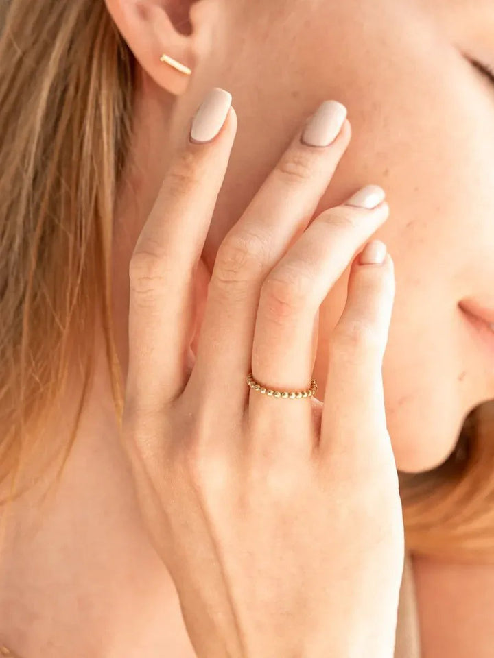 wellthy® Beaded Band Ring