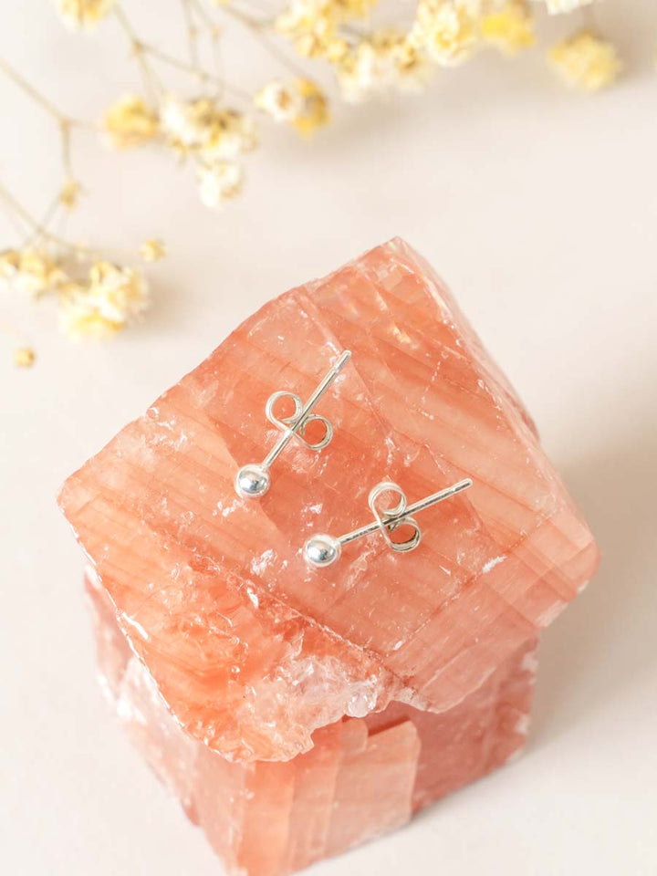 wellthy® Sterling Silver Dot Studs