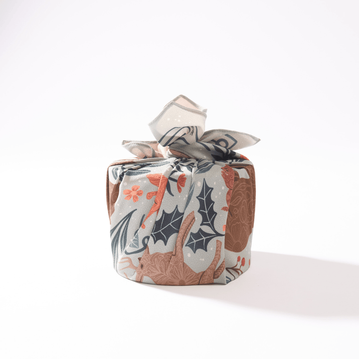 Wrappr Sage Green Furoshiki Gift Wrap by Hannah Pearlman | 18", Polyester