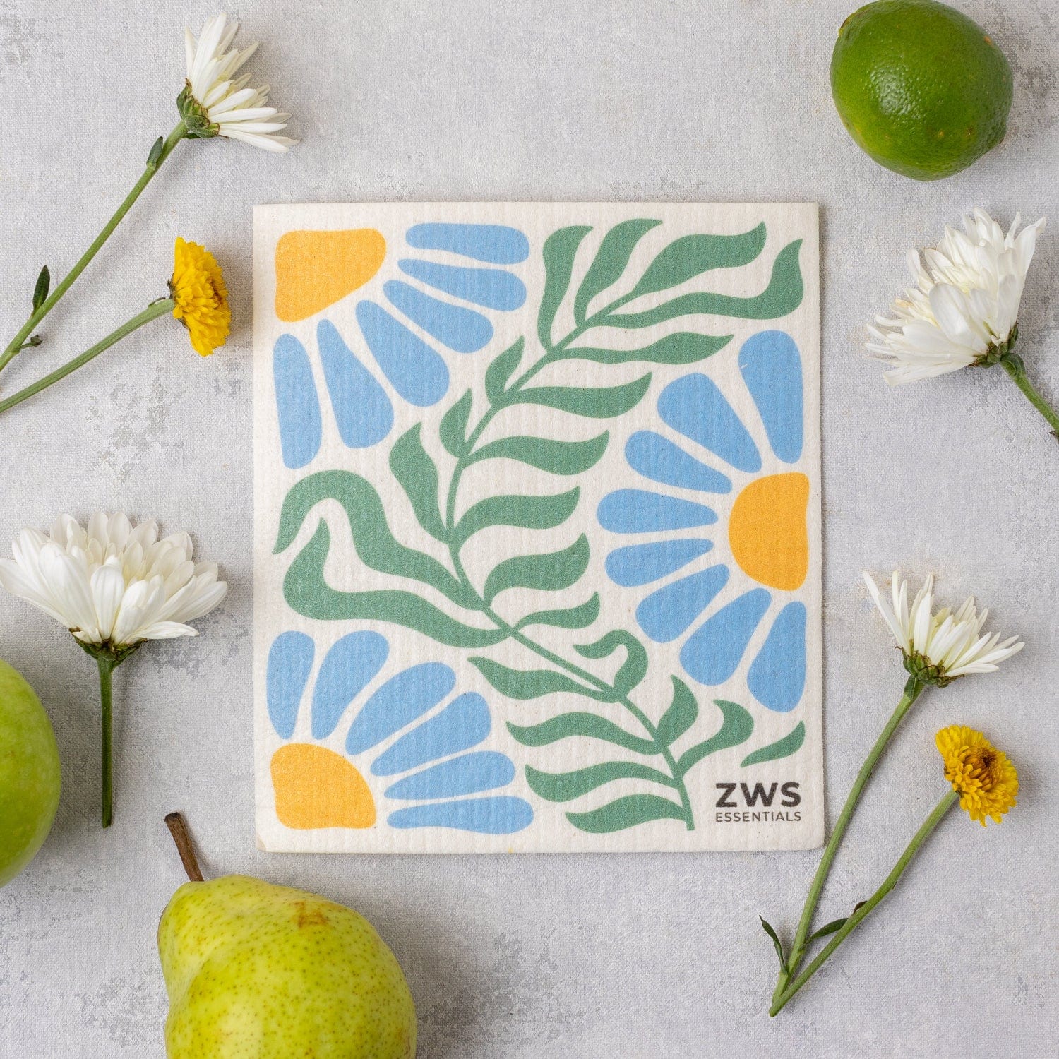 ZWS Essentials Floral Swedish Dish Cloth