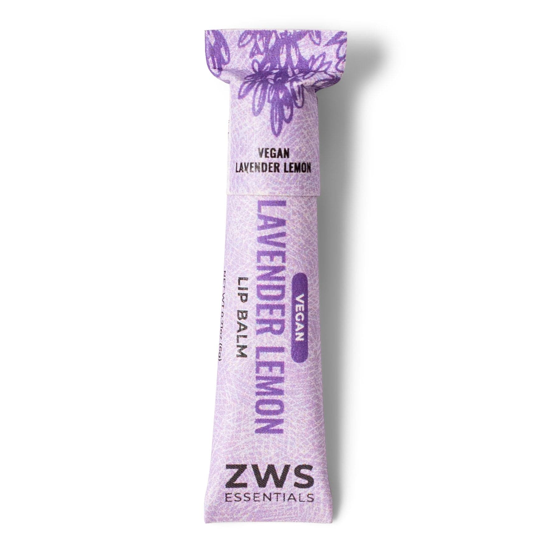 ZWS Essentials Vegan Lavender Lemon All Natural Lip Balm