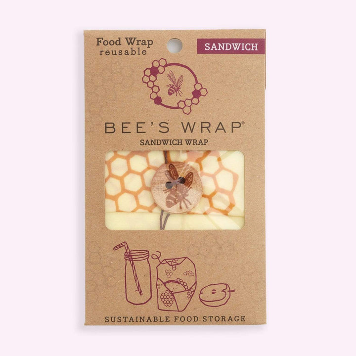 Beeswrap Beeswax Food Wrap - Single - Zero Waste Food Wraps, Organic, Plastic Free