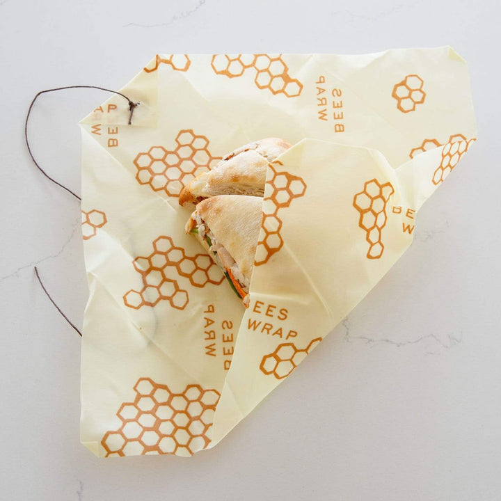 Beeswrap Beeswax Food Wrap - Single - Zero Waste Food Wraps, Organic, Plastic Free