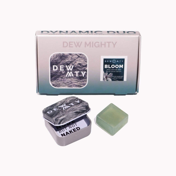 Dew Mighty Wood Case + BLOOM Jelly Serum Facial Bar