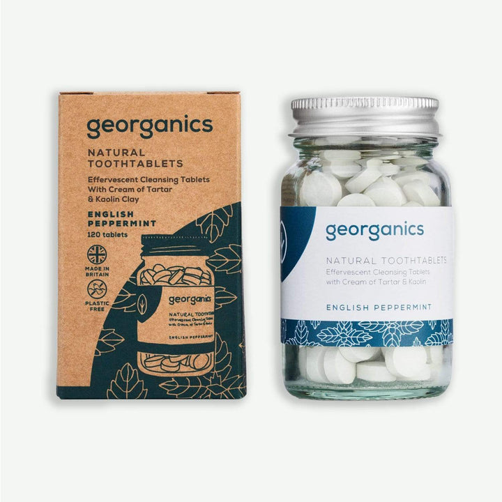 Georganics Peppermint Toothpaste Tablets