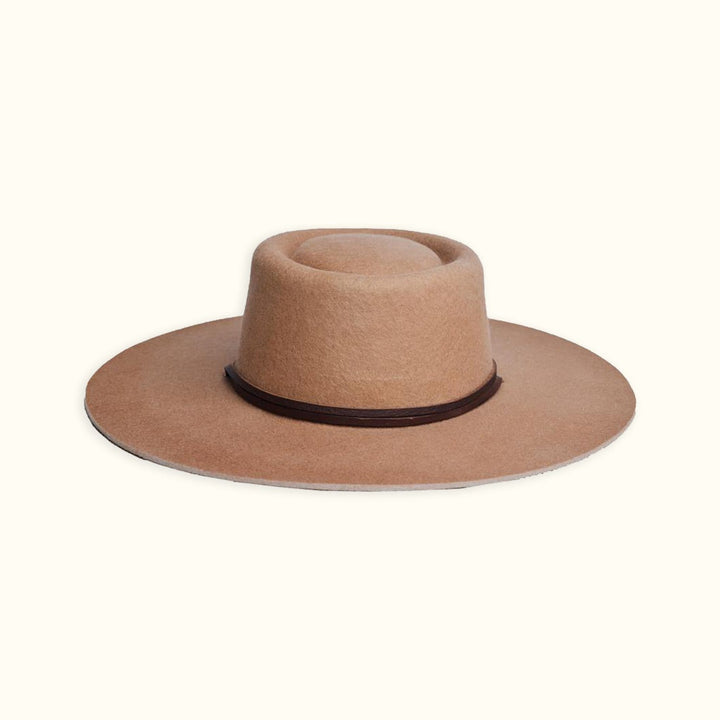 Made by Minga Zoila Boater Hat- Naturally Dyed