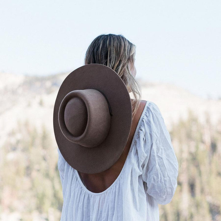 Made by Minga Zoila Boater Hat- Naturally Dyed