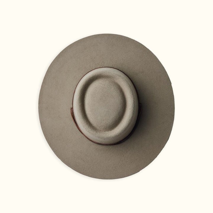Made by Minga Zoila Boater Hat - Taupe