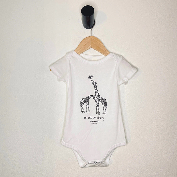 Me O My Earth Be Extraordinary - Short Sleeve / 0-3m Organic Cotton Baby Clothes