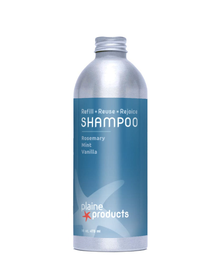 Plaine Products Rosemary Mint Vanilla / No Pump Refillable Shampoo