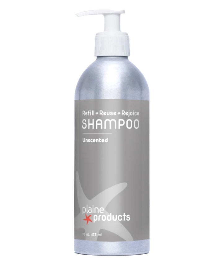 Plaine Products Unscented / With Pump Refillable Shampoo